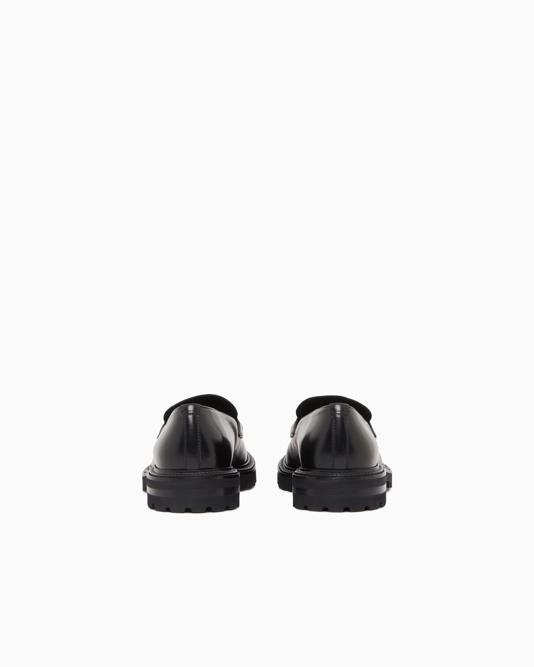 Giorgio Armani White Nappa Leather Loafers for men