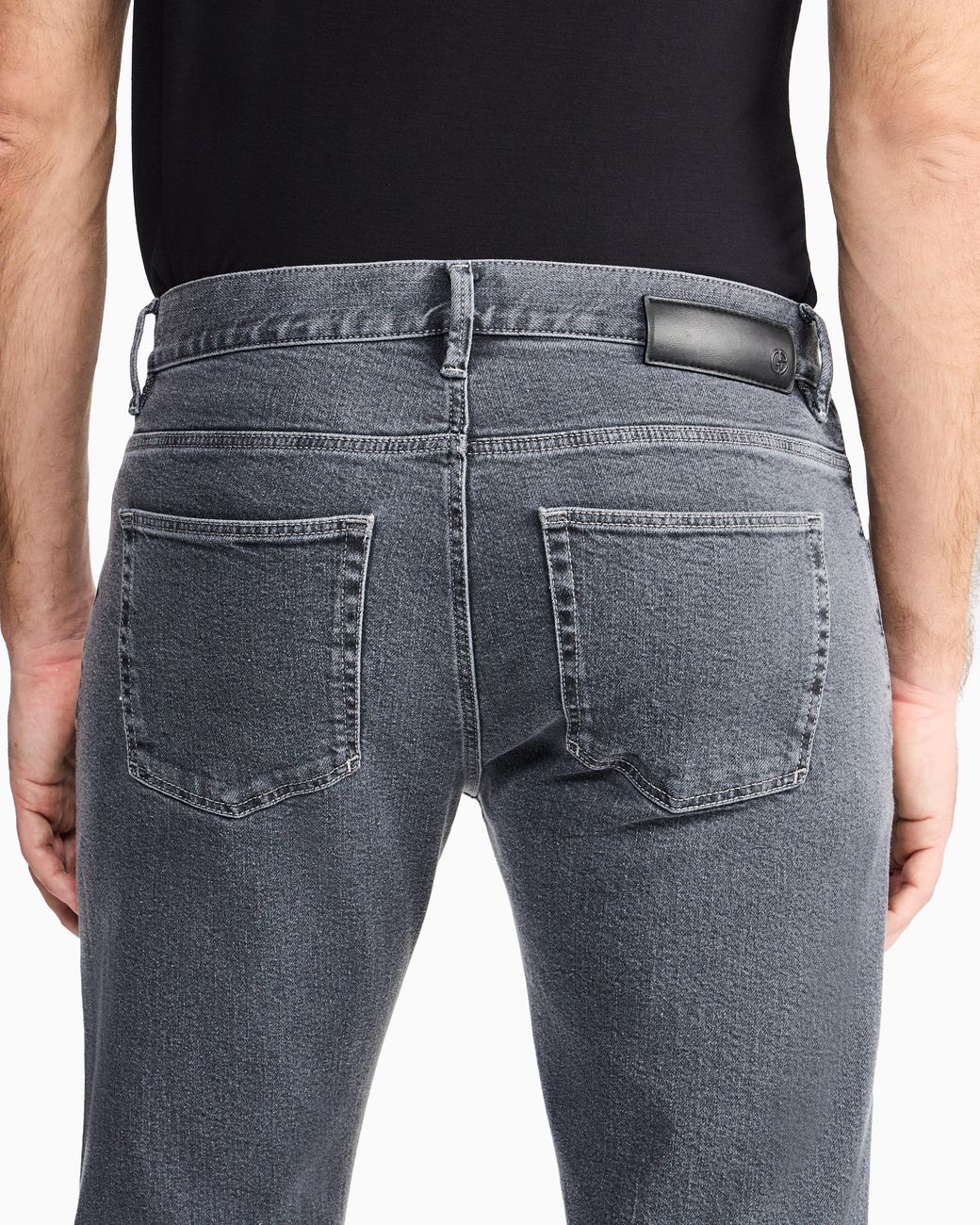 Giorgio Armani Blue Five-Pocket, Regular-Fit Trousers for men