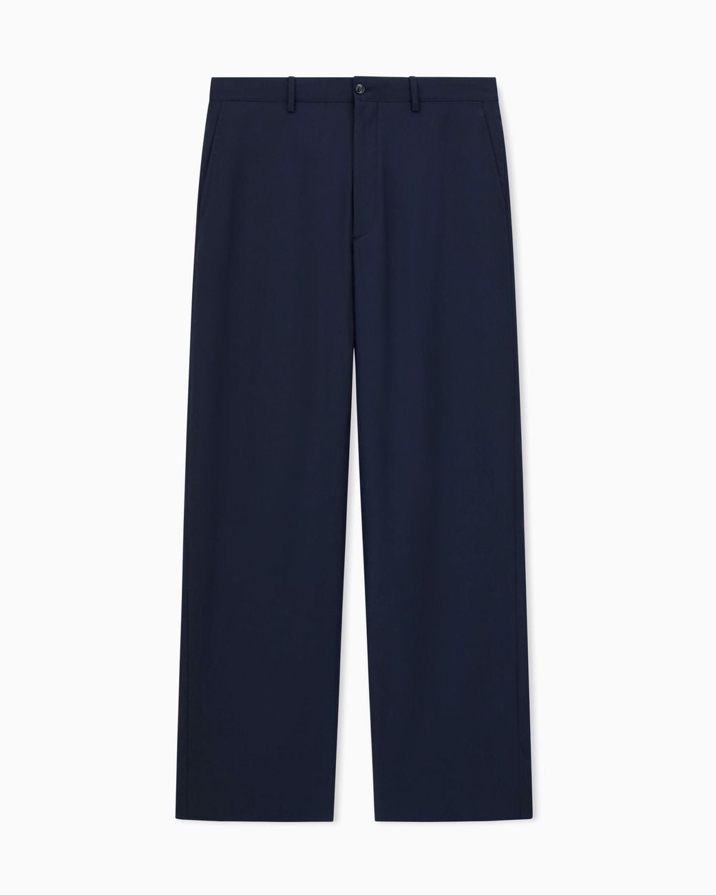 Giorgio Armani Blue Cashmere Twill Trousers for men