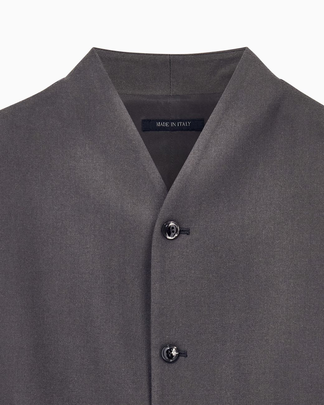 Giorgio Armani Gray Waistcoat Regular Fit for men