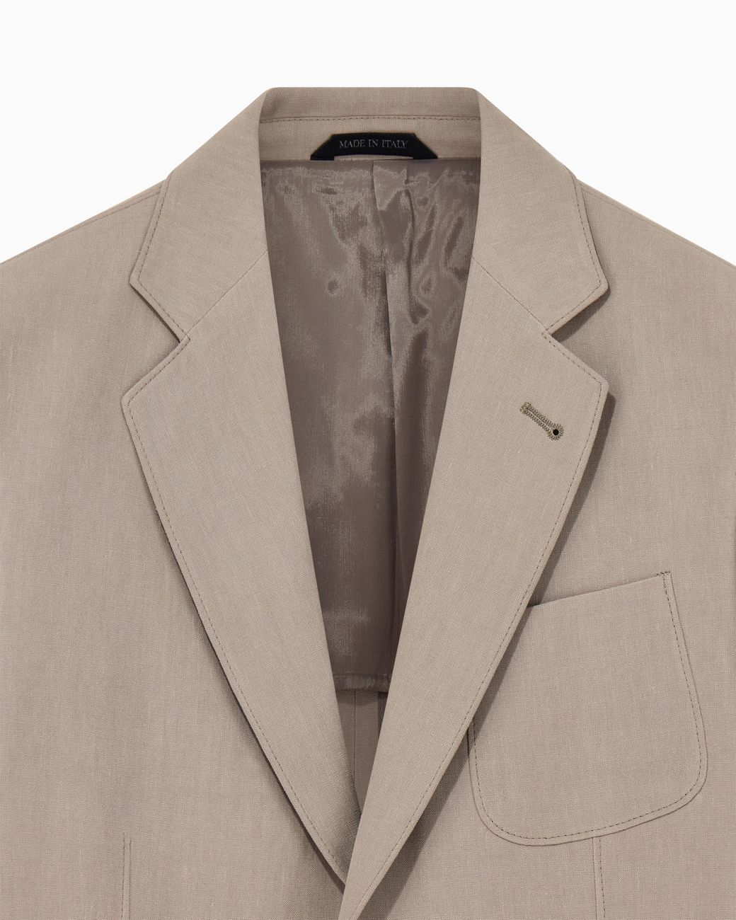 Giorgio Armani Gray Upton Line Single-Breasted Jacket for men
