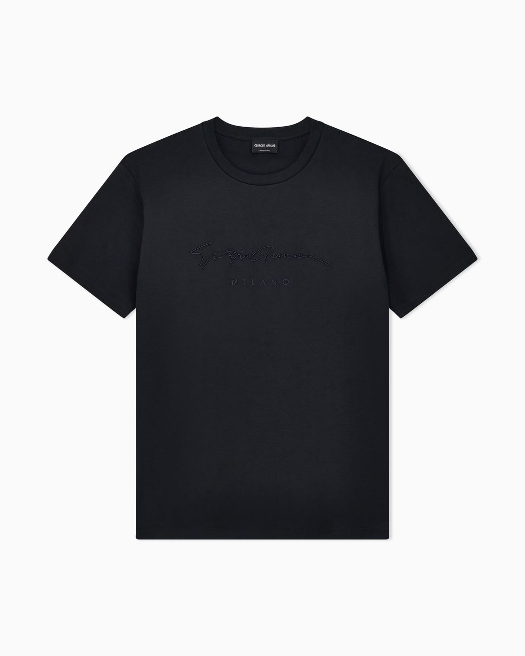 Giorgio Armani Black Regular Fit T-Shirt for men