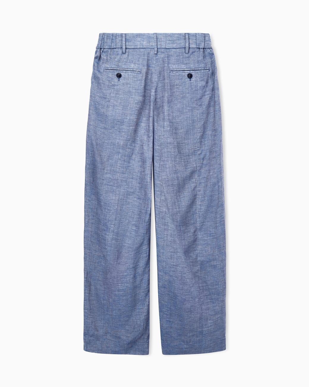 Giorgio Armani Blue Trouser Oversized Fit for men
