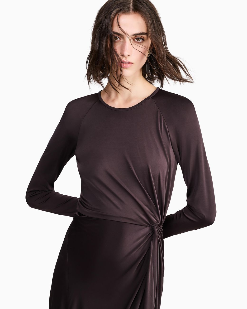 Giorgio Armani Black Midi Dresses
