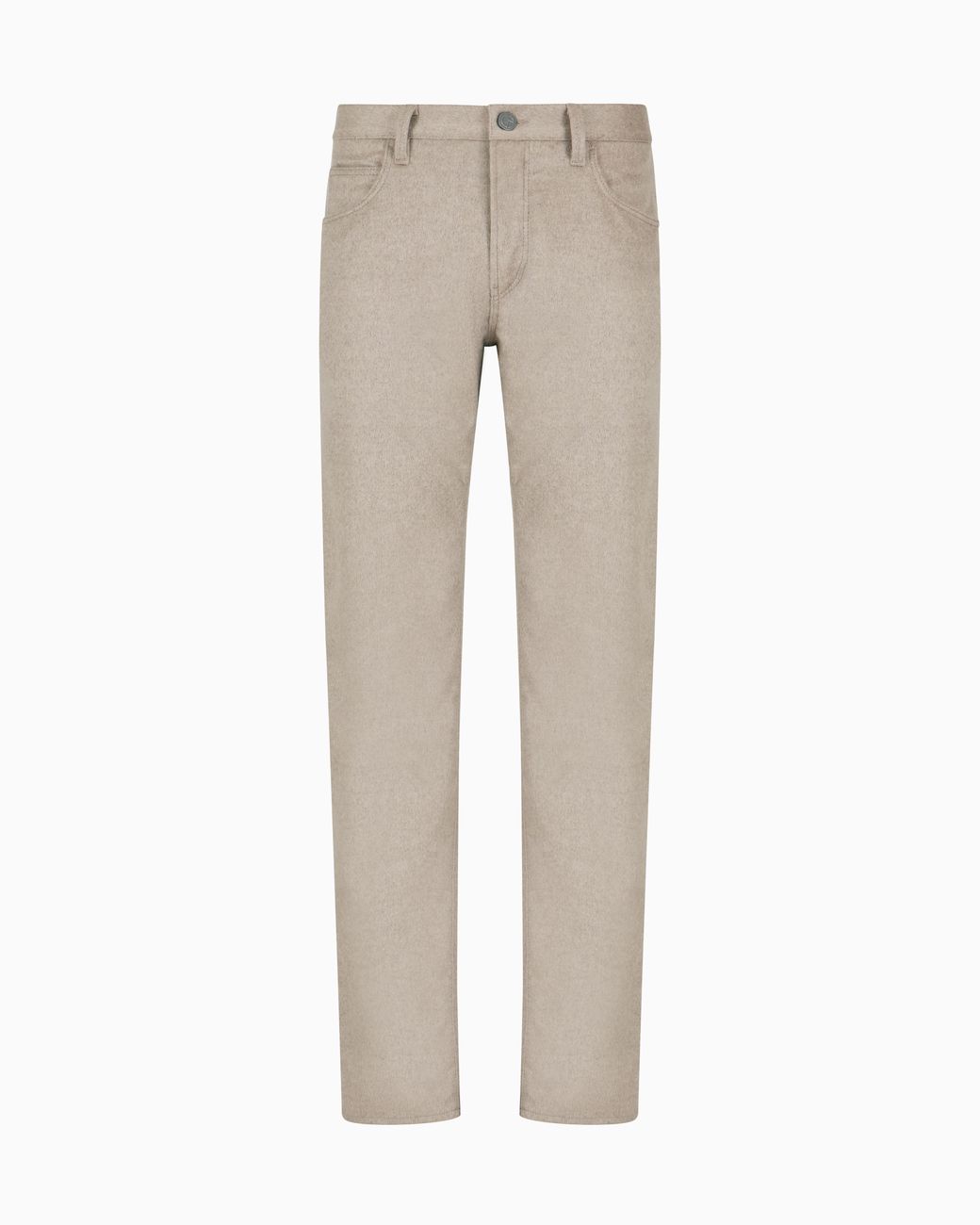 Giorgio Armani Gray Regular Fit Five-Pocket Pants for men