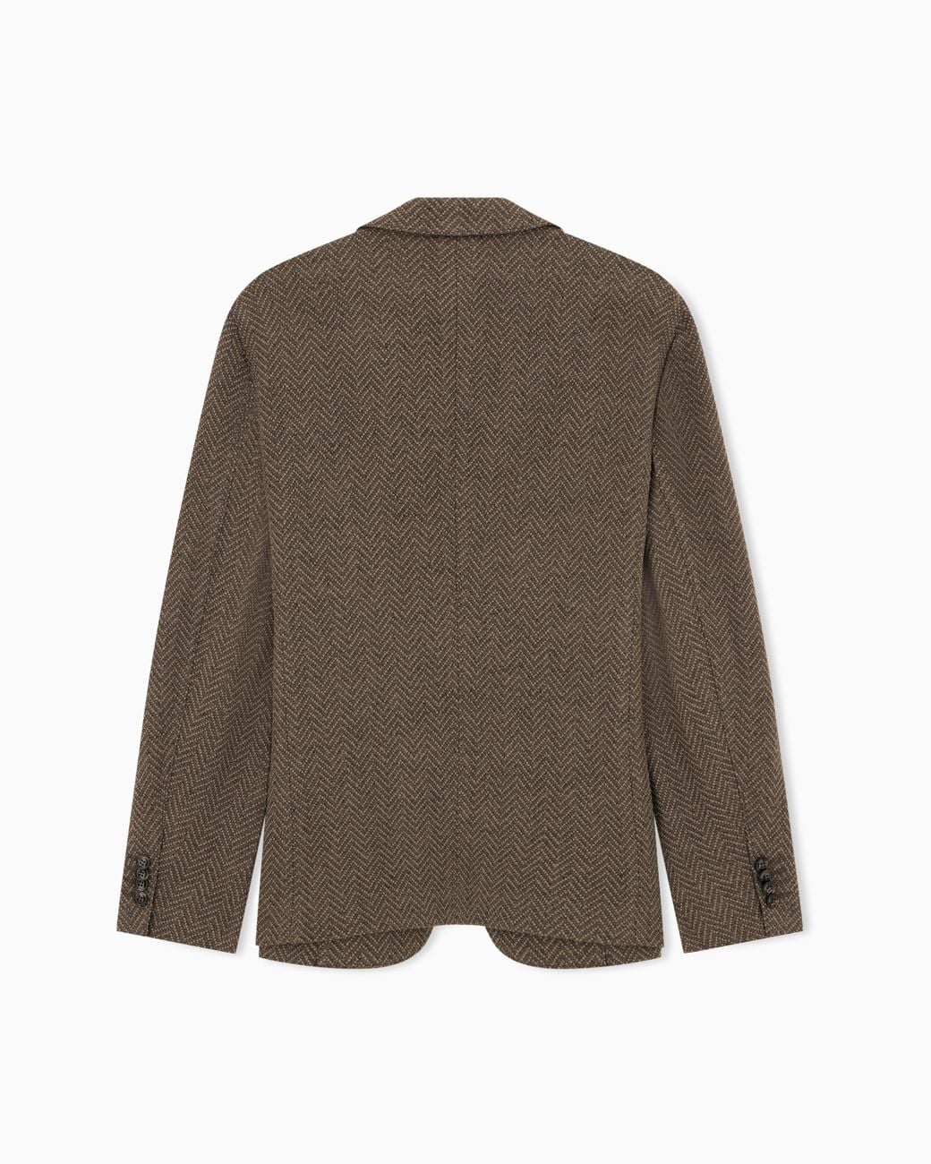 Giorgio Armani Brown Single-Breasted Upton Jacket for men