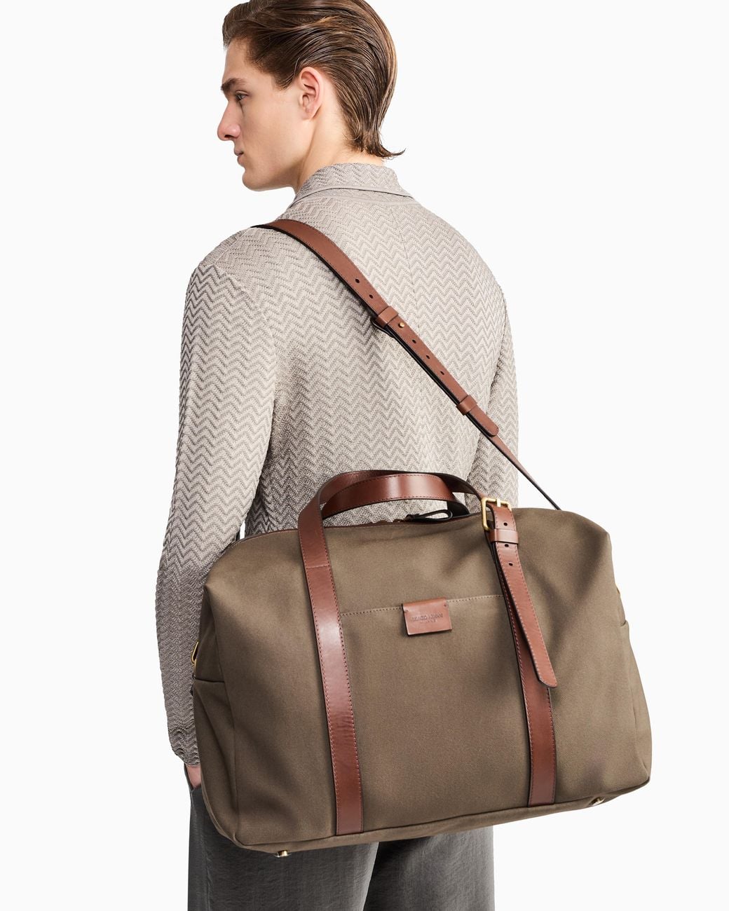 Borsone di Giorgio Armani in Brown da Uomo