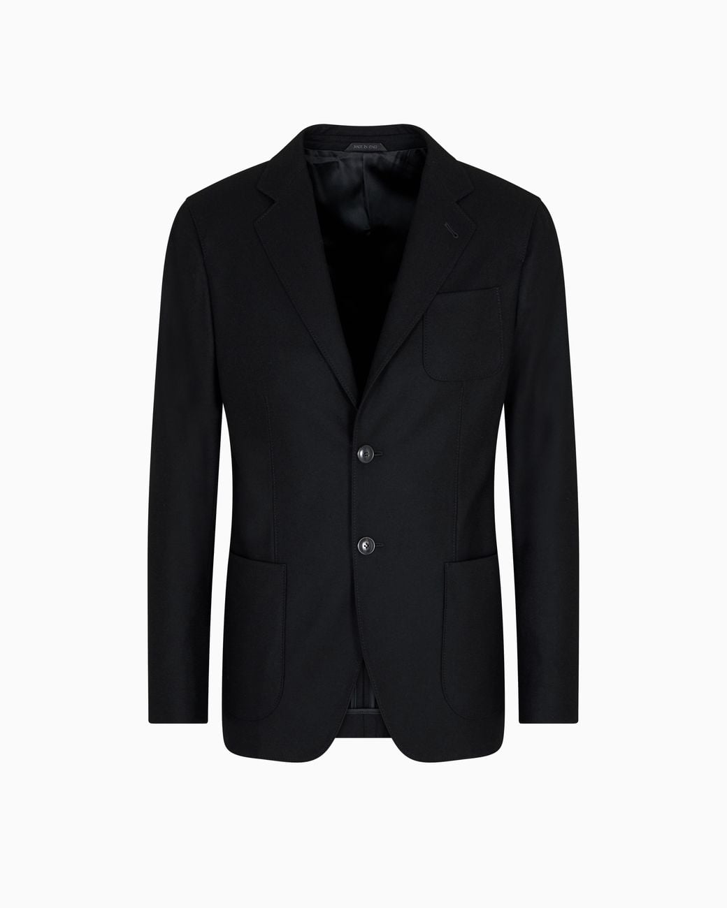 Giorgio Armani Black Upton Line Single-Breasted Jacket for men