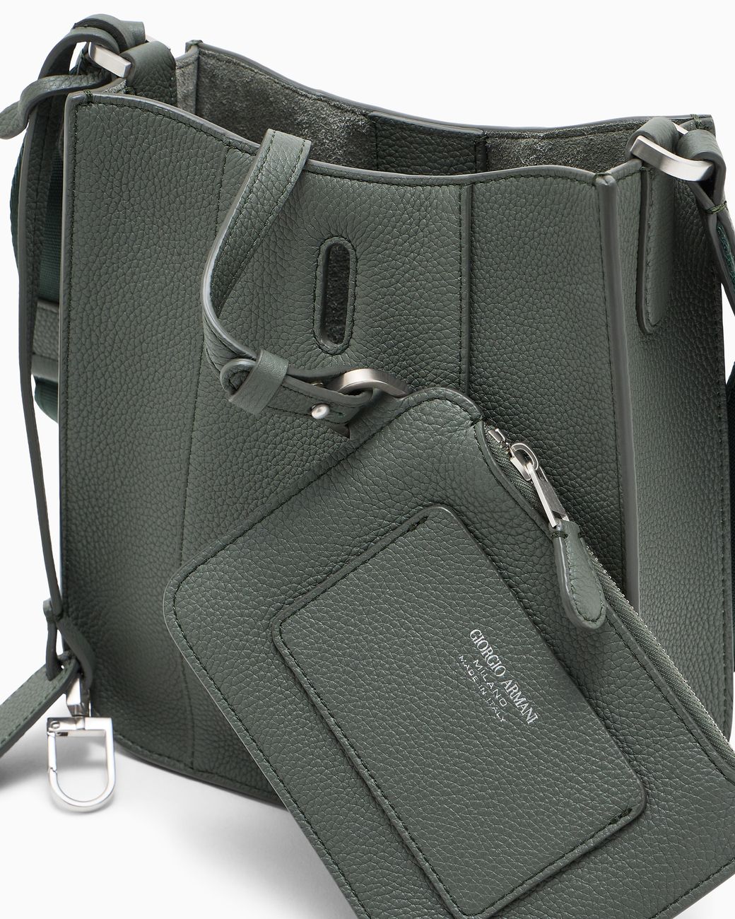 Giorgio Armani Green Crossbody Shoulder Bag