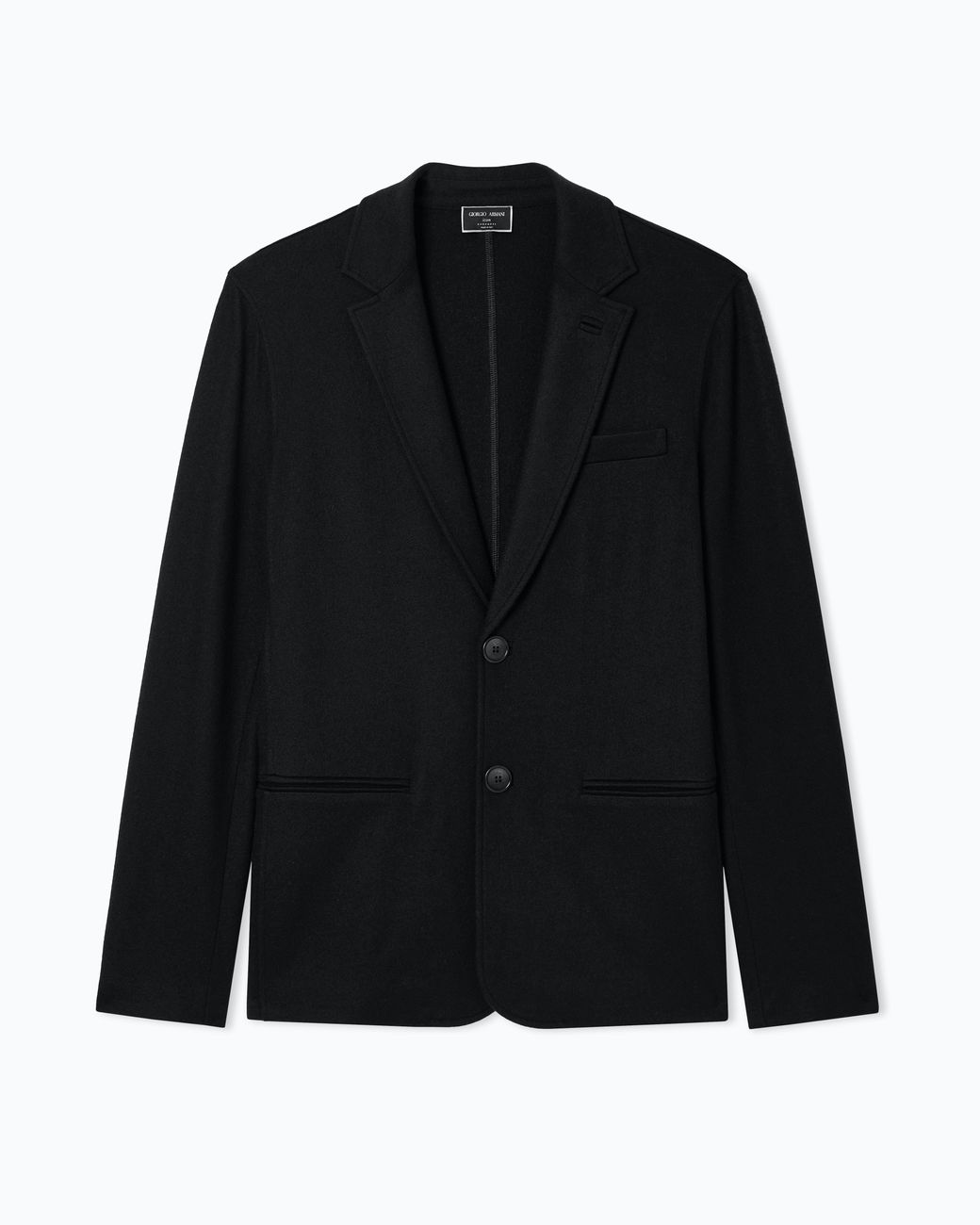 Giorgio Armani Black Cashmere Jacket for men