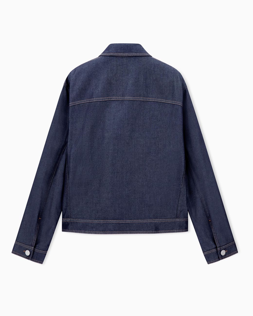 Giorgio Armani Blue Cotton And Silk Denim Blouson Denim Collection for men