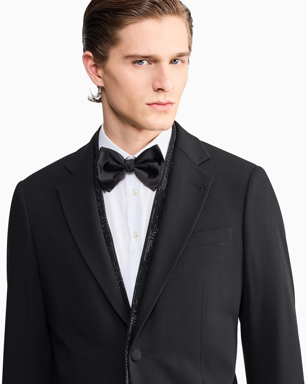 Giorgio Armani Blue Luxury Cotton Twill Shirt for men
