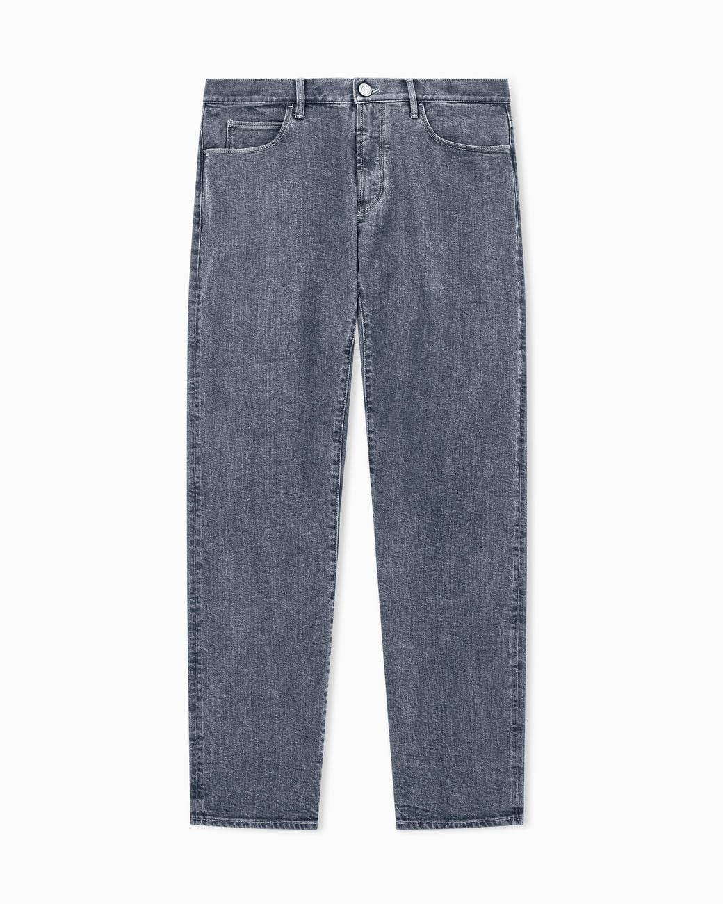 Giorgio Armani Blue Five-Pocket, Regular-Fit Trousers for men