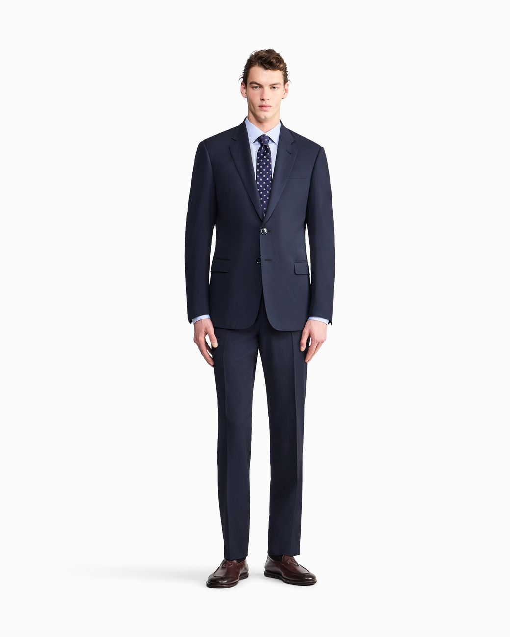 Giorgio Armani Blue Regular-Fit Shirt for men