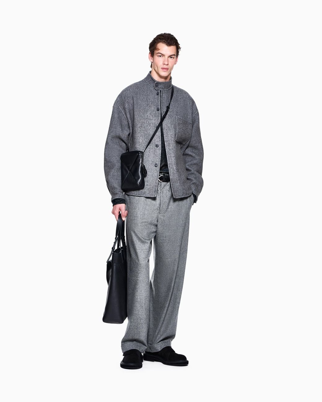 Giorgio Armani Blue Oversized Trousers for men