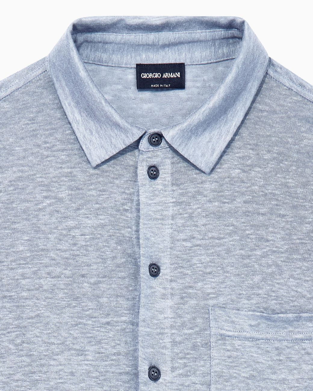 Giorgio Armani Blue Shirt Regular Fit for men