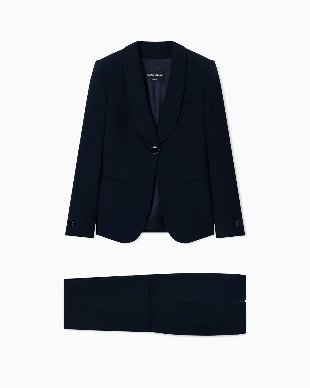 Giorgio Armani Black Pure Silk Tuxedo