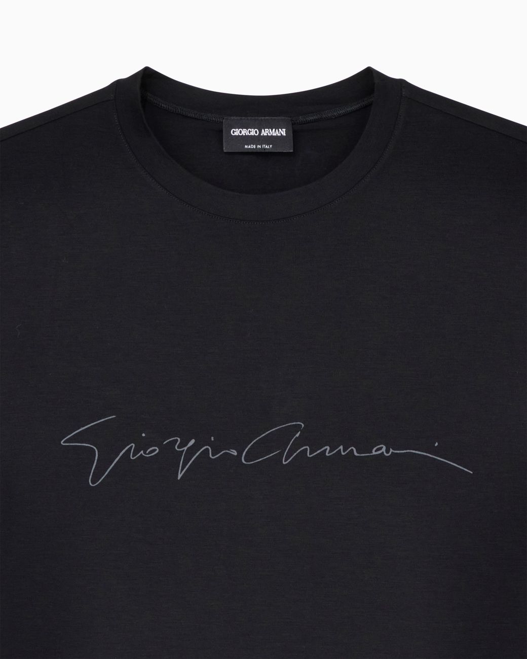 Giorgio Armani Black Stretch T-Shirt for men
