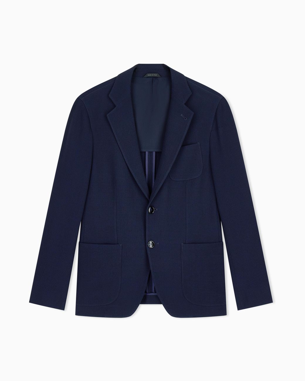 Giorgio Armani Blue Single-Breasted Blazer for men