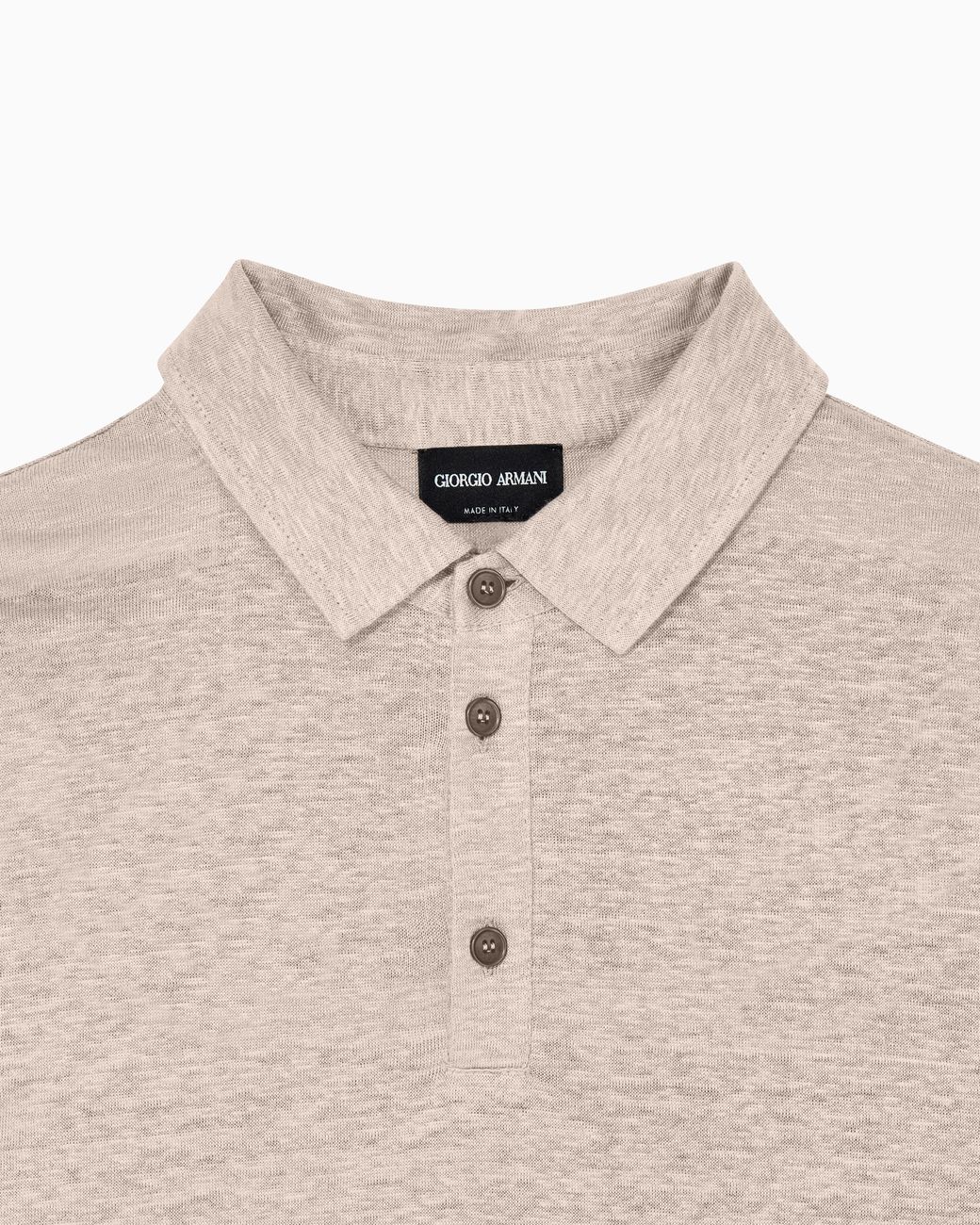 Giorgio Armani Natural Short Sleeve Polo for men
