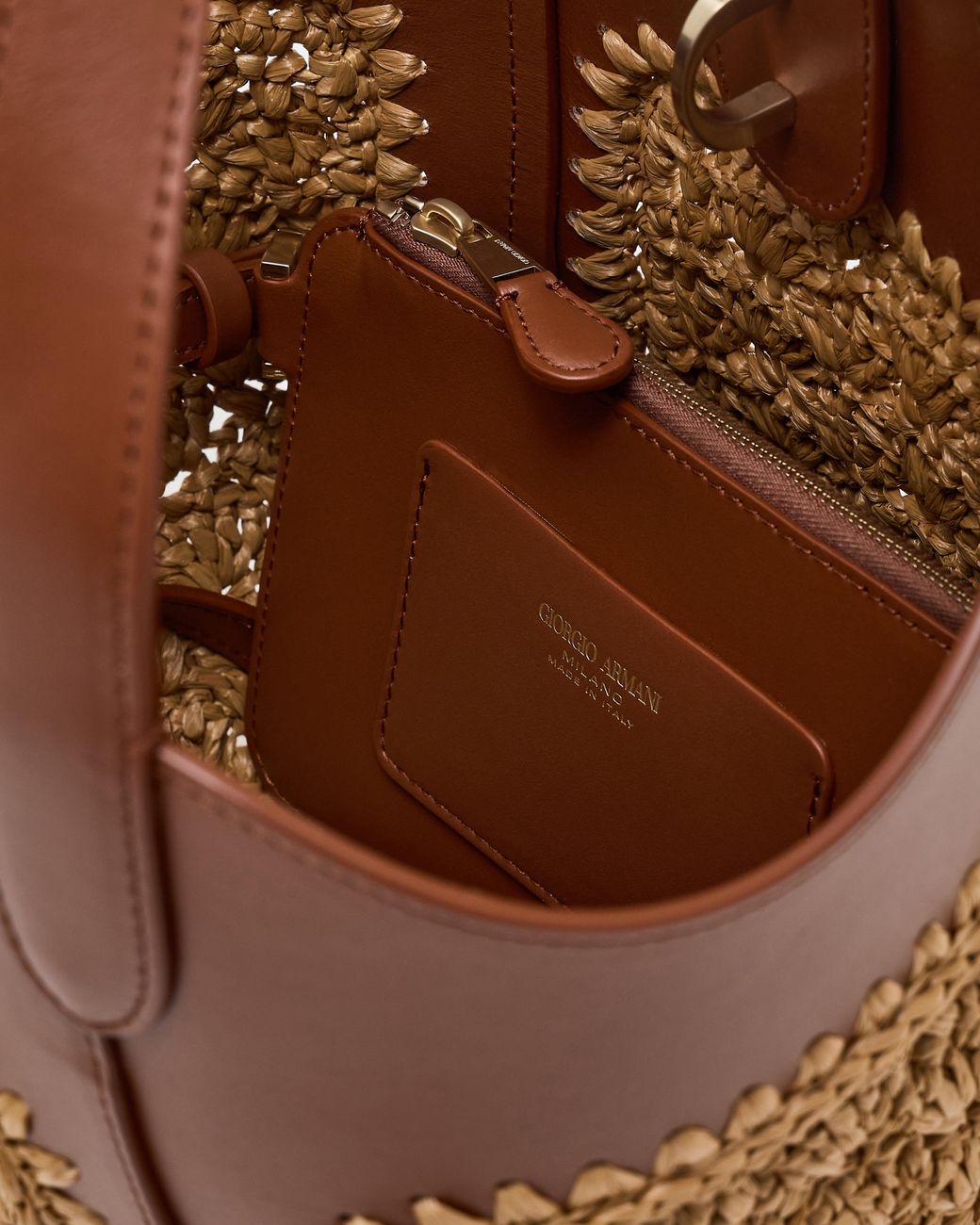 Giorgio Armani Brown Small Handbag