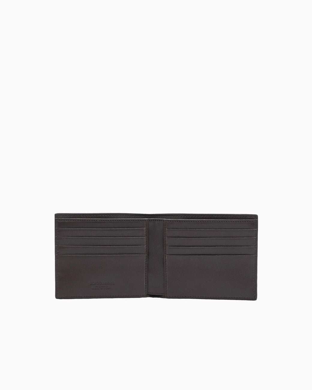 Giorgio Armani White Nappa-Leather Bifold Wallet for men