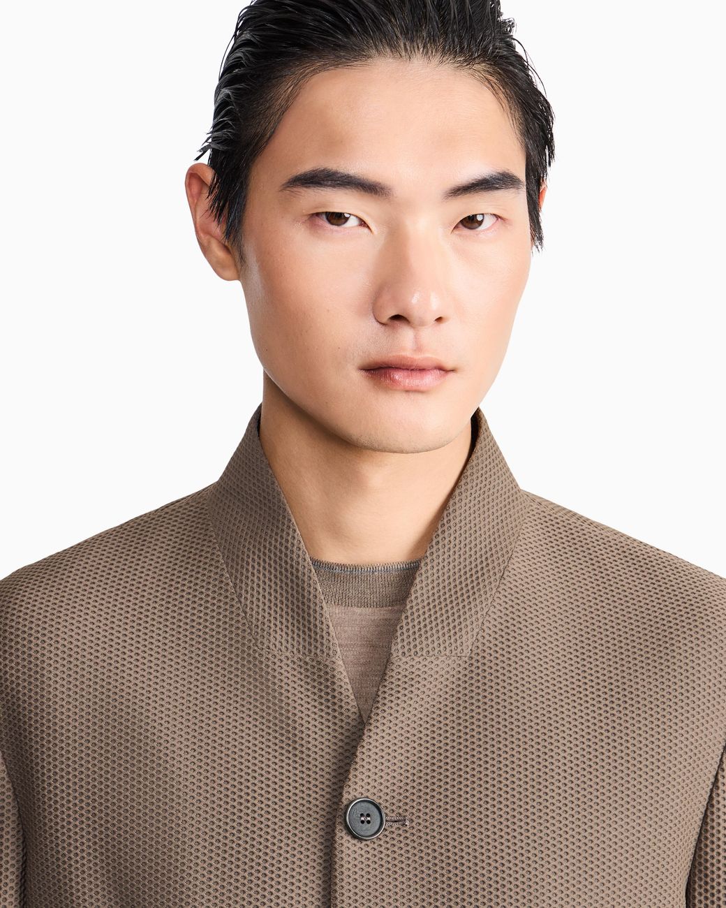 Giorgio Armani Brown Blazer Regular Fit for men