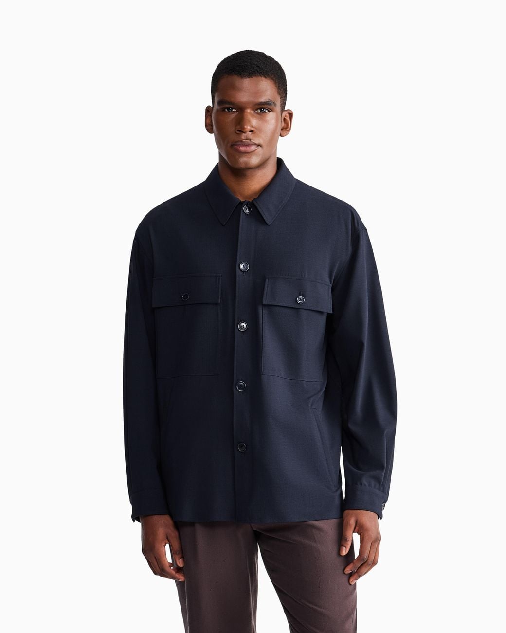 Giorgio Armani Blue Fashion Shirts for men