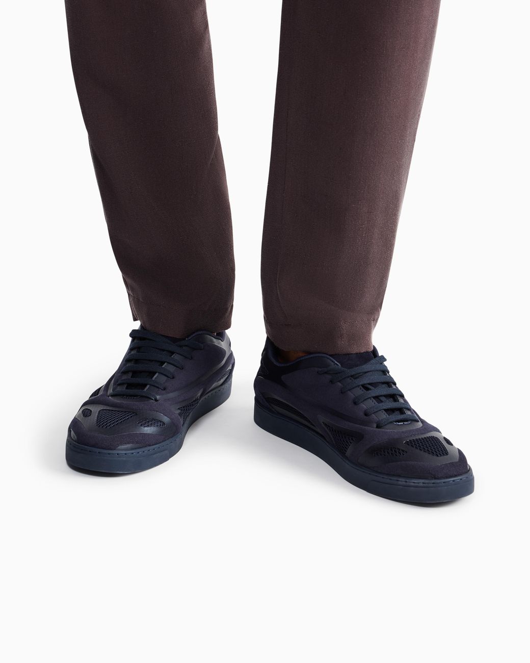 Giorgio Armani Blue Sneakers for men