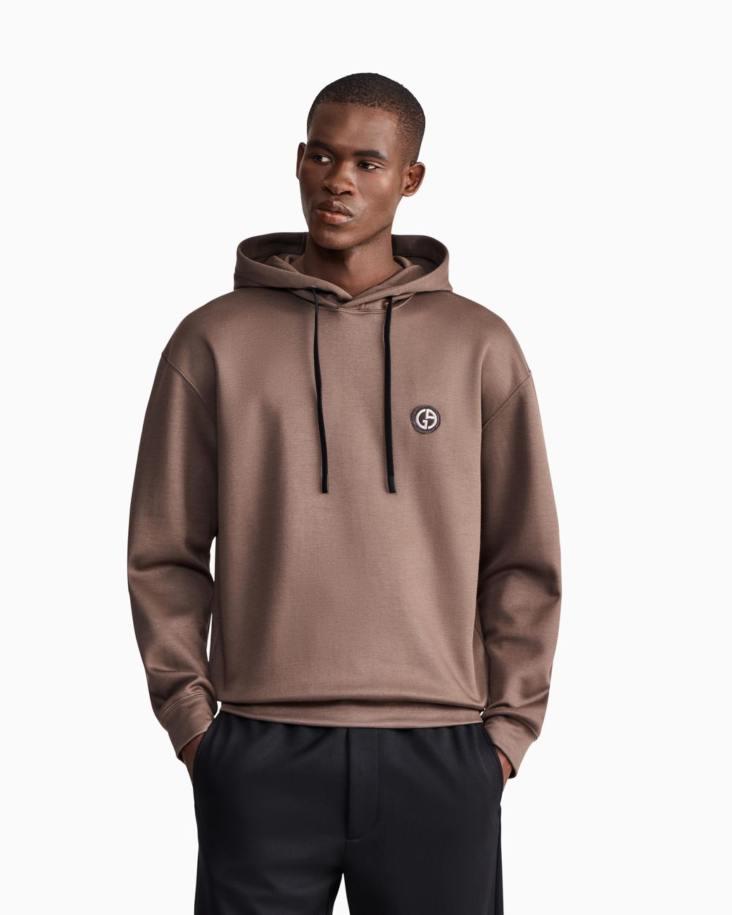 Giorgio Armani Brown Sweatshirt Regular Fit for men