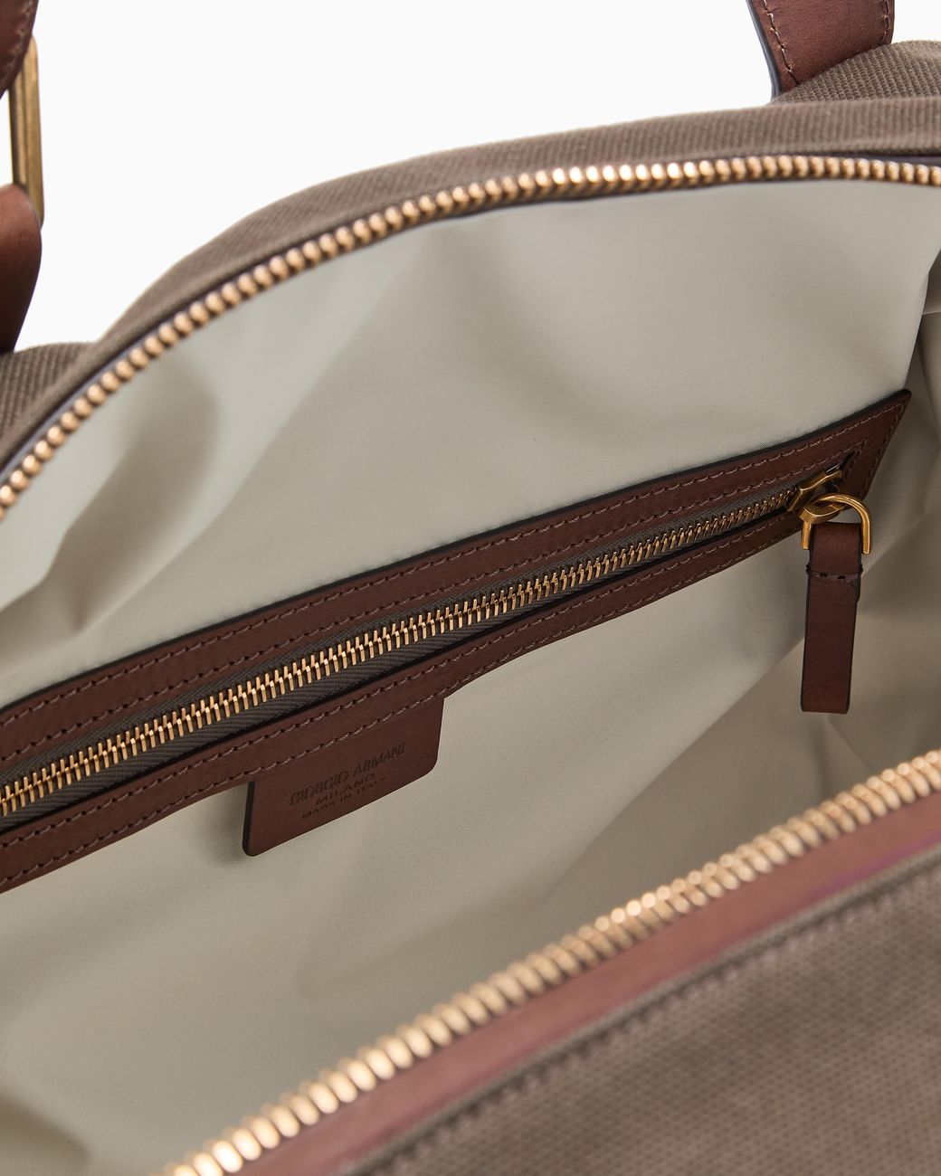 Borsone di Giorgio Armani in Brown da Uomo