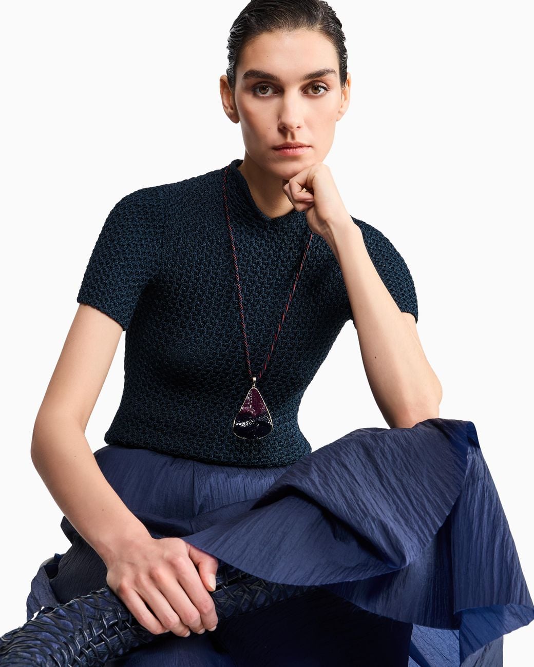 Giorgio Armani White Necklace