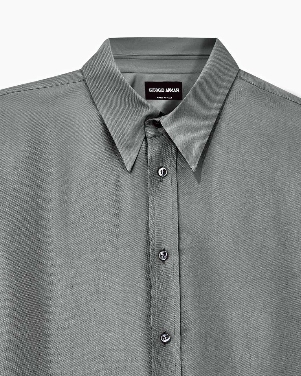 Giorgio Armani Gray Shirt Regular Fit for men