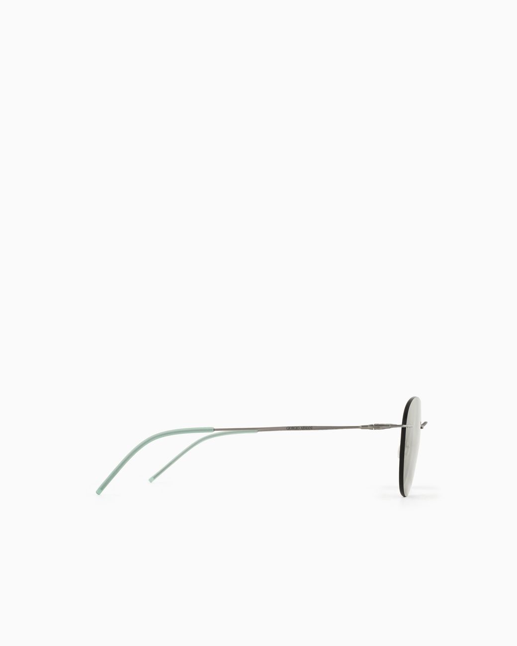 Giorgio Armani Green Round Sunglasses for men