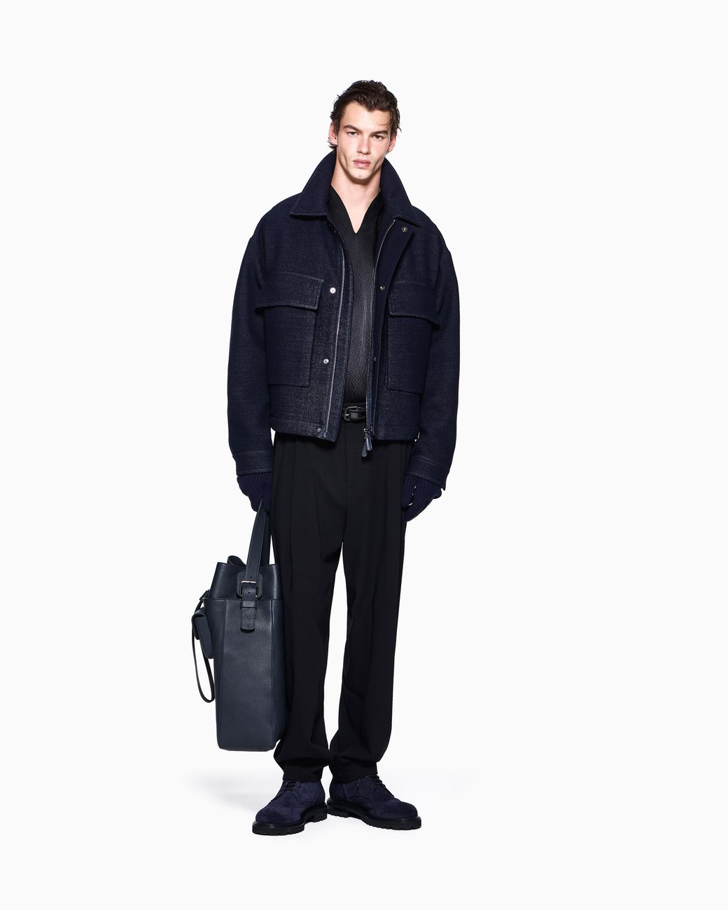Giorgio Armani Blue Shirt for men