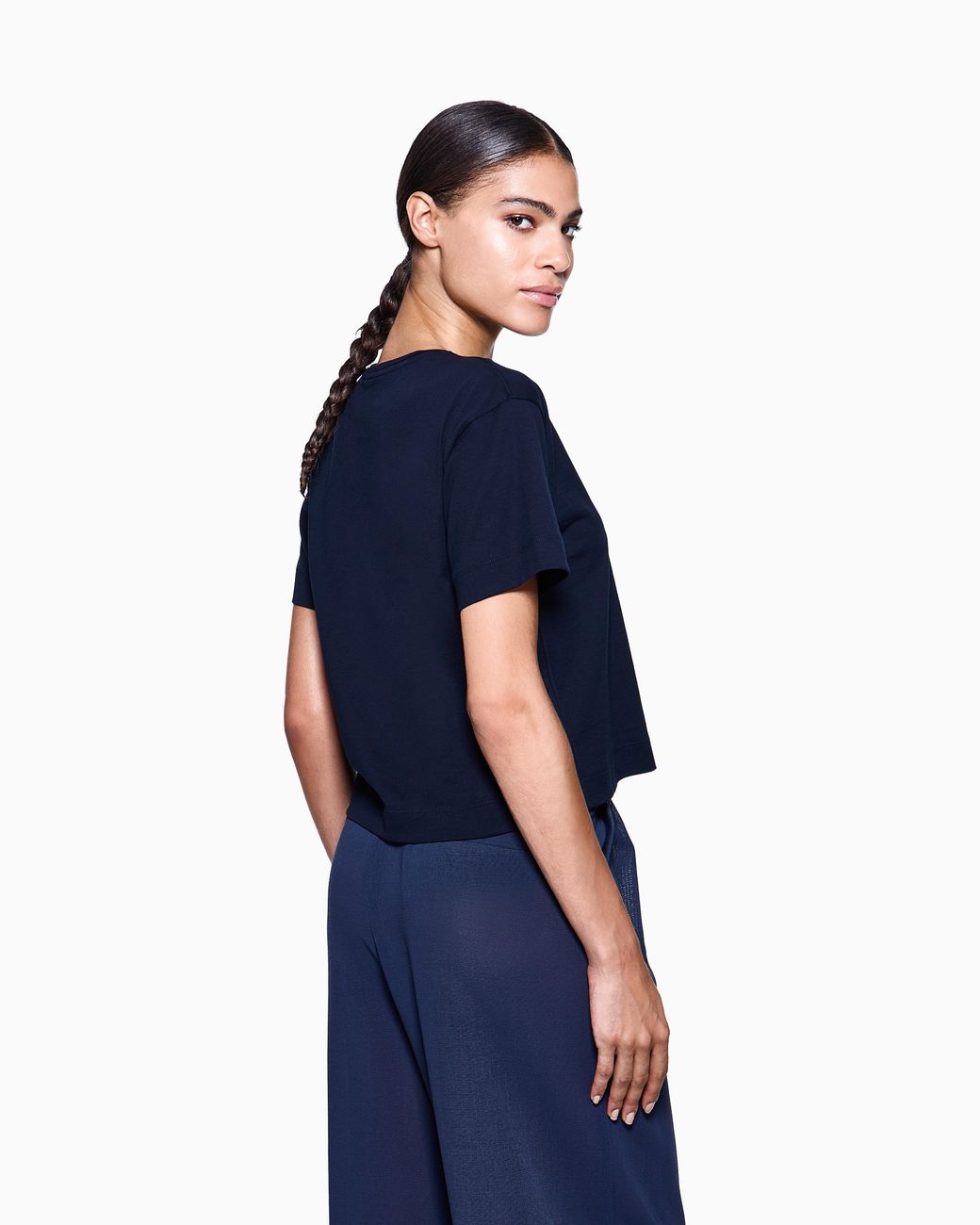 Giorgio Armani Blue Regular Fit T-Shirts
