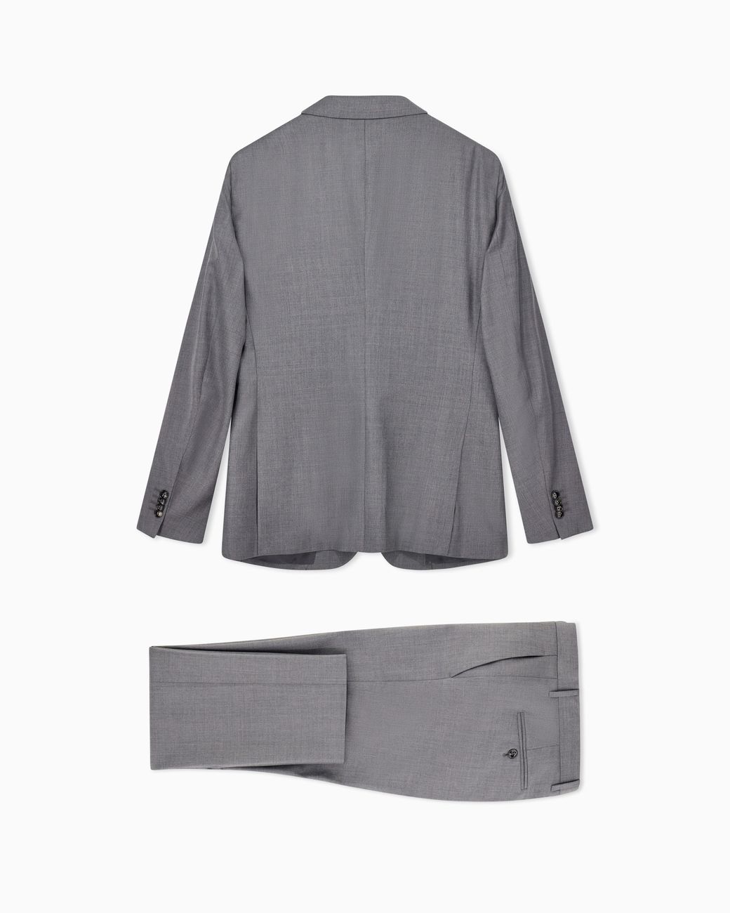 Giorgio Armani Gray Single-Breasted Soho Line Suit for men