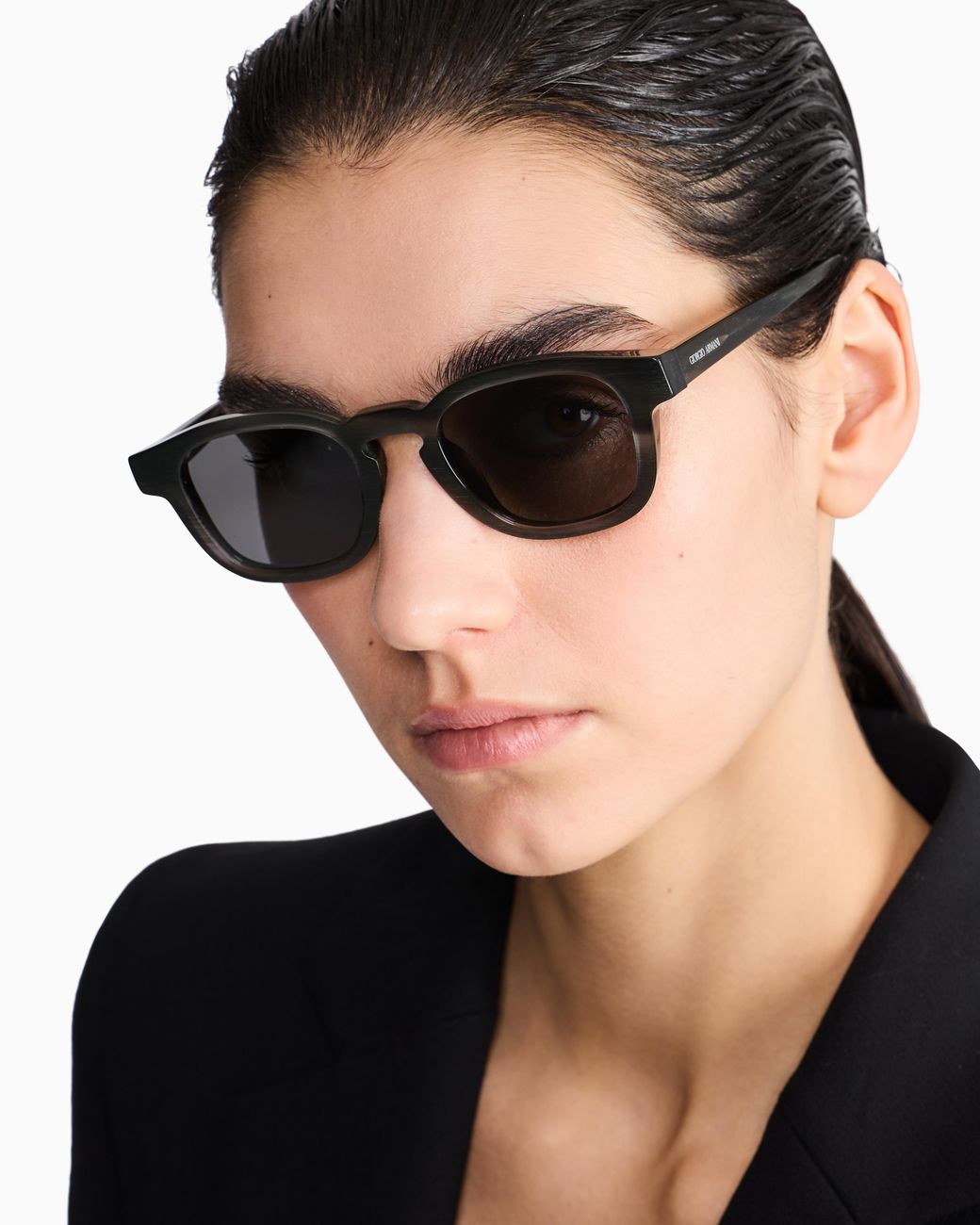 Giorgio Armani White Pillow Sunglasses