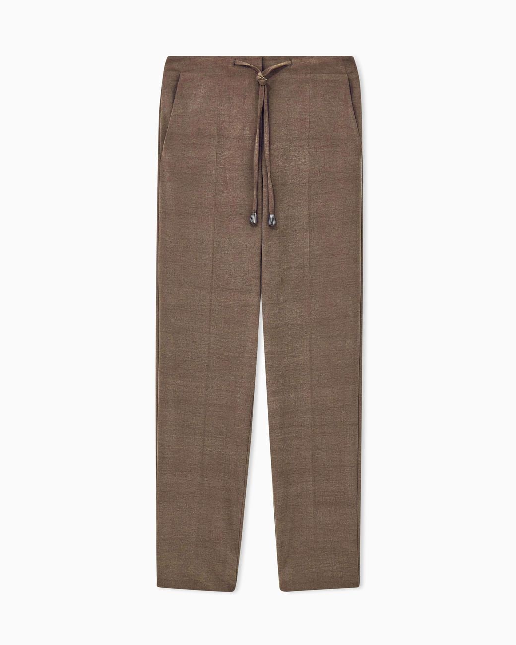Giorgio Armani Brown Straight Trousers