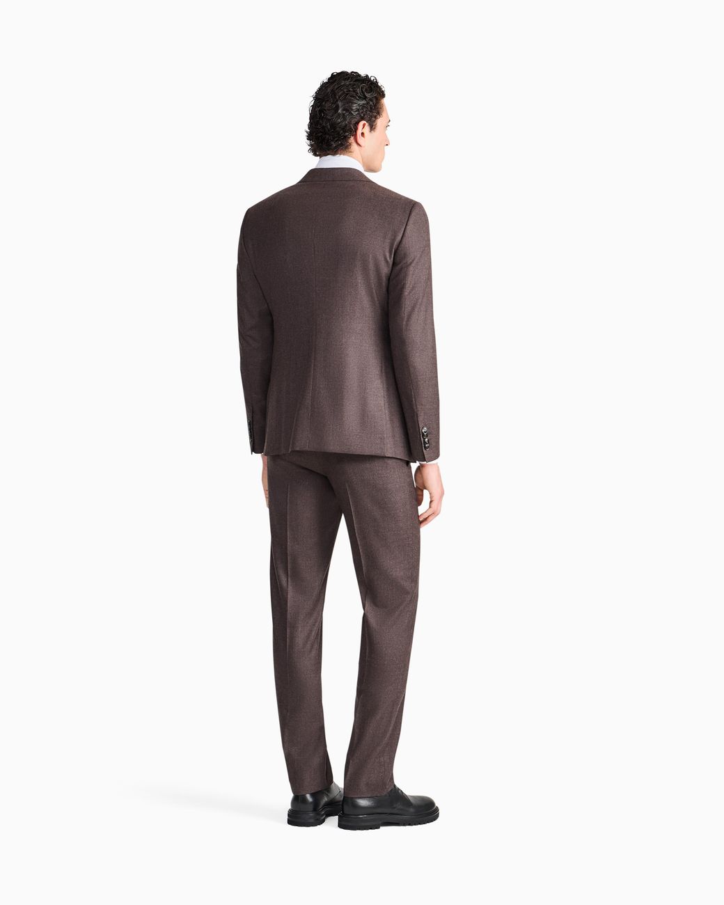 Giorgio Armani Brown Slim-Fit Suit Soho for men