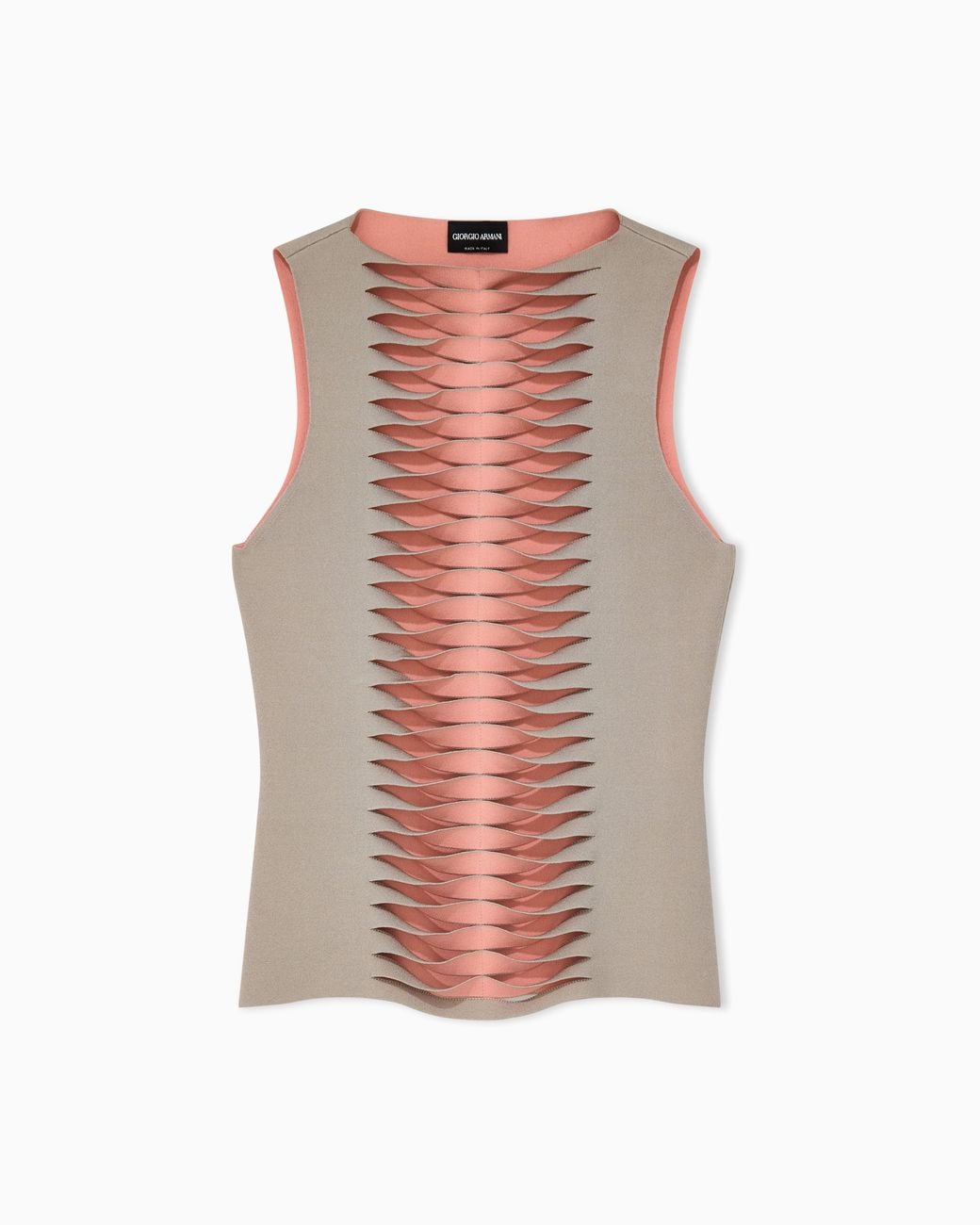 Giorgio Armani White Knitted Tops