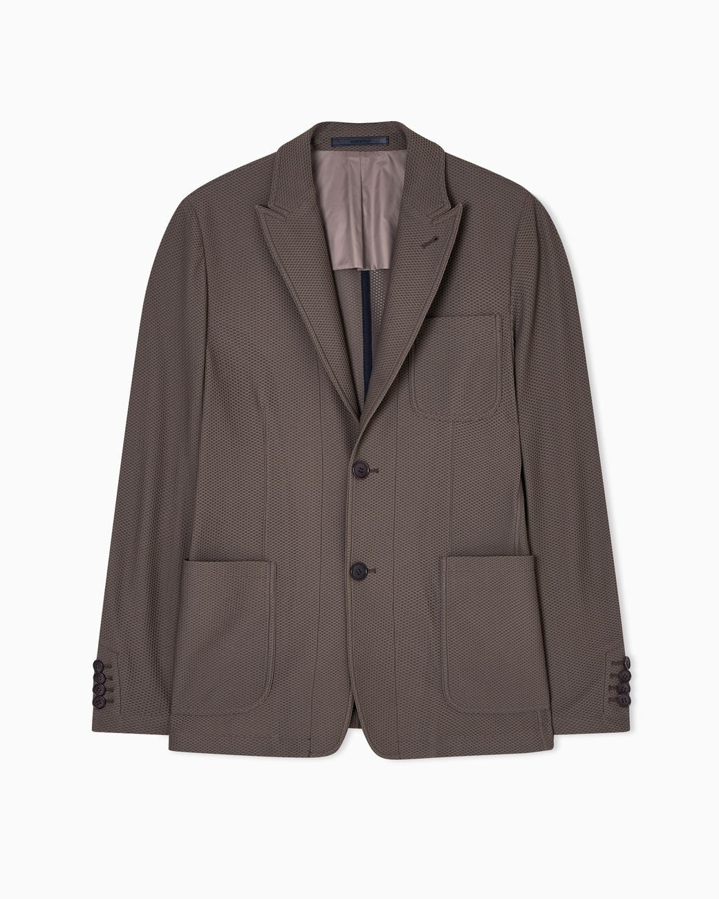 Giorgio Armani Brown Single-Breasted Jacket for men