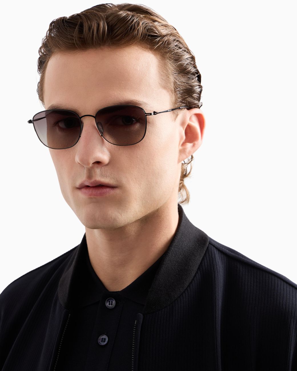 Giorgio Armani White Pillow Sunglasses for men