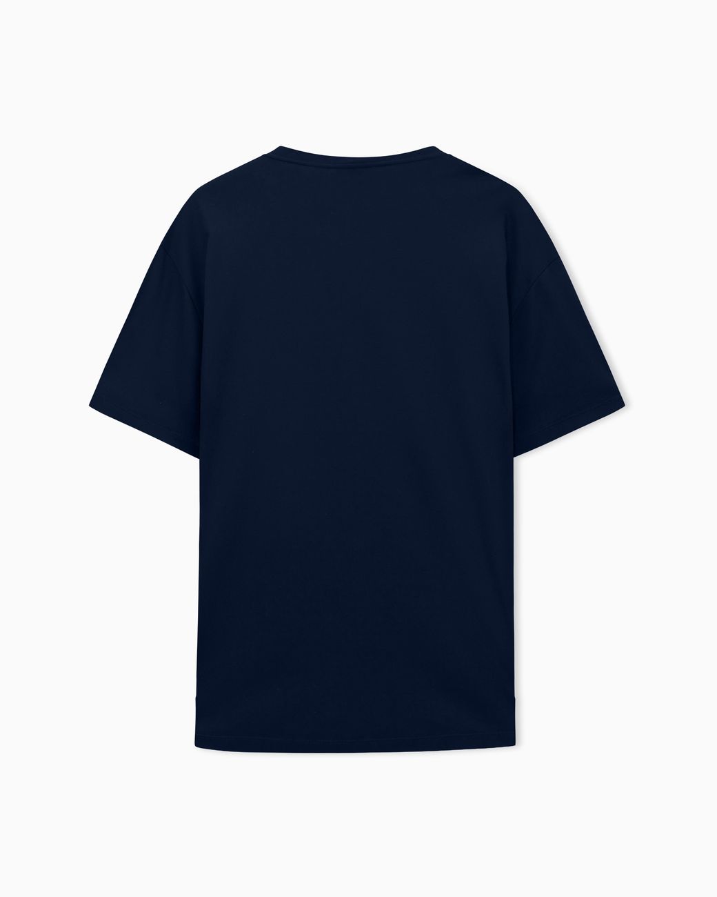 Giorgio Armani Blue Crew Neck T-Shirt for men