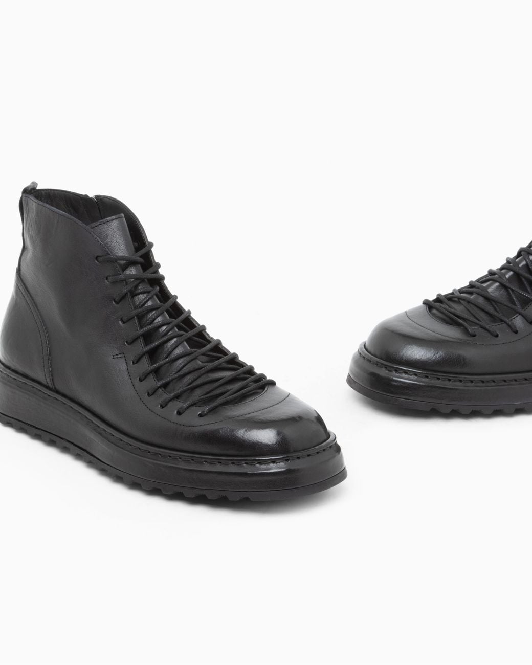 Giorgio Armani White Boot With Split Leather Lining for men