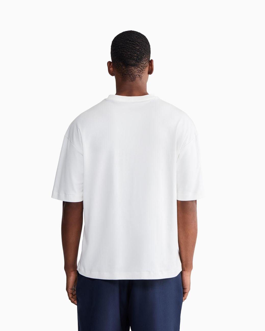 Giorgio Armani White Regular Fit T-Shirts for men