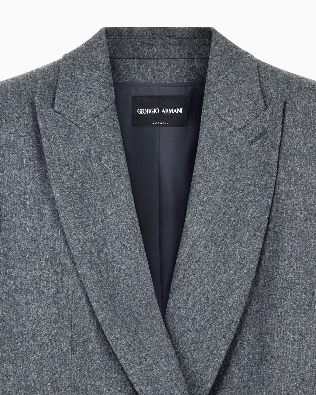 Giorgio Armani Gray Double-Breasted Jacket