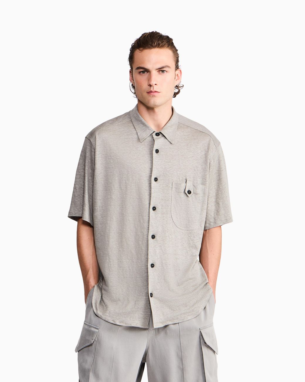 Giorgio Armani White Shirt Oversized for men