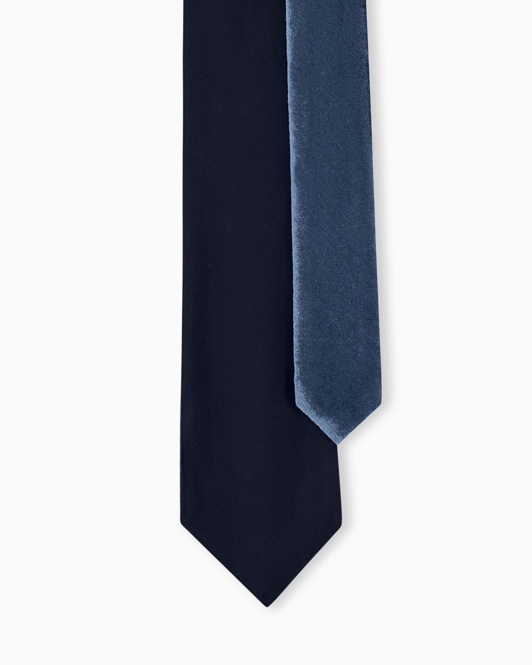 Giorgio Armani Blue Woven Double Tie for men