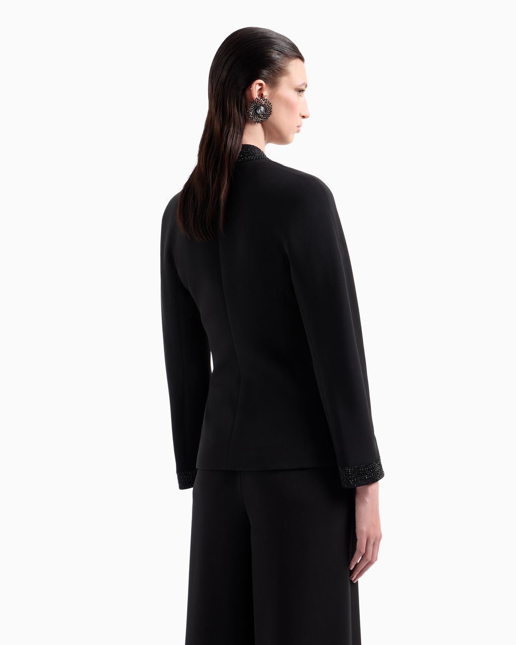 Giorgio Armani Blue Single-Breasted Jacket